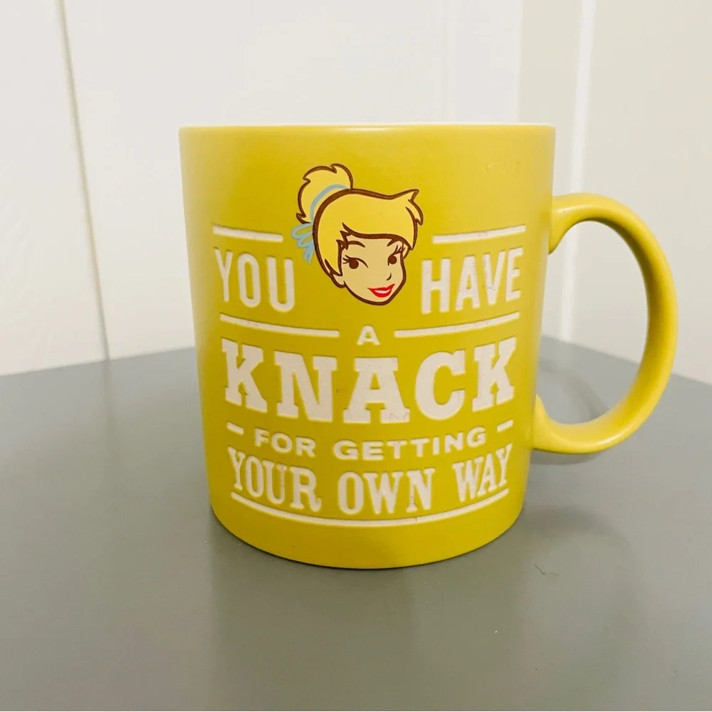 Disneyland Resort Tinkerbell You Have A Knack For Getting Your Own Way Mug